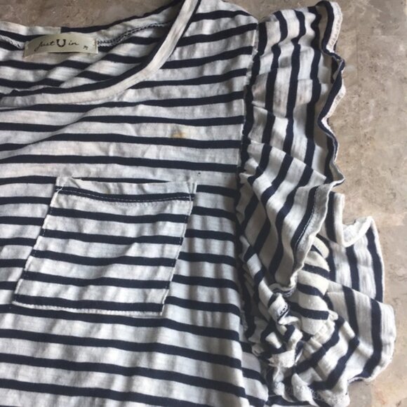 Cute summer striped crop top - Picture 2 of 2